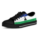 Footwear - Lesotho Flag Low Top Shoe