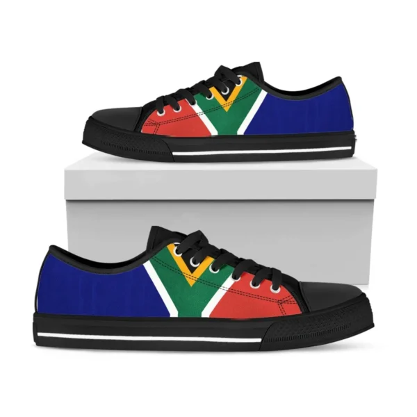 Footwear - South Africa Flag Low Top Shoe