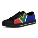 Footwear - South Africa Flag Low Top Shoe