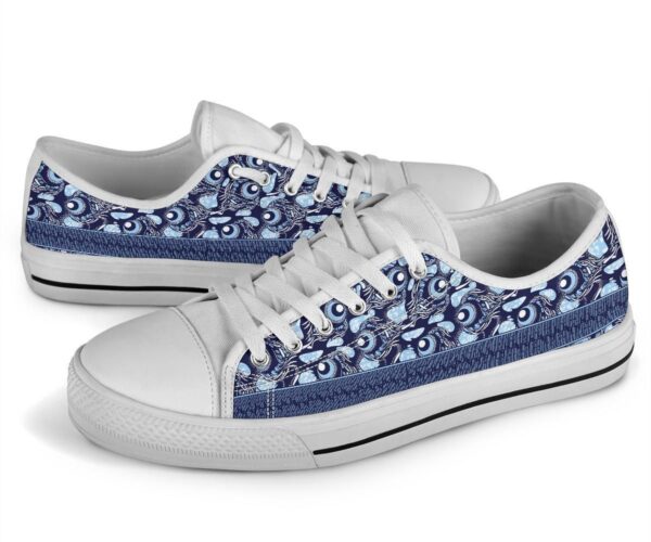 Shoes - Ankara Peacock Low Top - Image 7