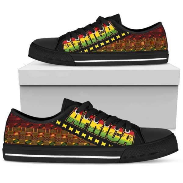 Shoes - African Canvas Low Top