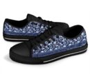 Shoes - Ankara Peacock Low Top