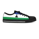 Footwear - Lesotho Flag Low Top Shoe