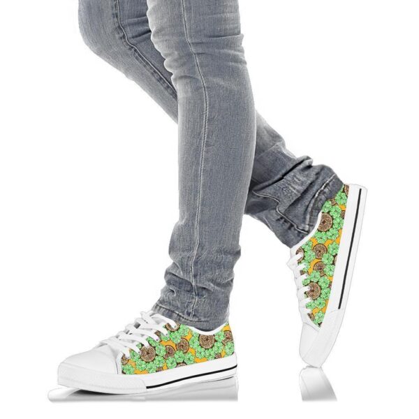 Shoes - Ankara Flowers Low Top - Image 8