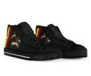 Shoes - Lion Of Judah Ethiopia Flag Canvas High Top - Fifth Style