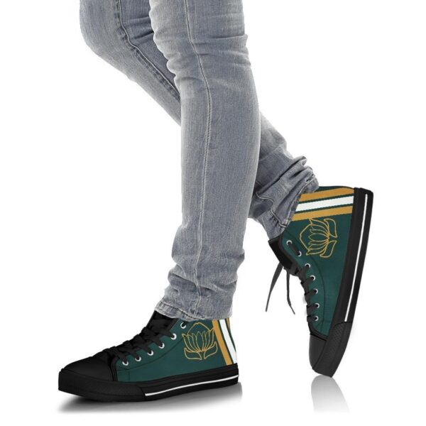 Shoes - South Africa Flag Springbok Protea Canvas High Top - Danh Style - Image 4