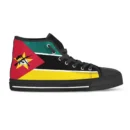 Footwear - Mozambique Flag High Top Shoes