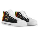 Shoes - Lion Of Judah Ethiopia Flag Canvas High Top - Fifth Style