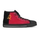 Footwear - Angola Flag High Top Shoes