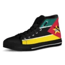 Footwear - Mozambique Flag High Top Shoes