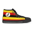 Footwear - Uganda Flag High Top Shoes