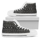 Shoes - Nsibidi Black High Top