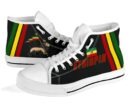 Shoes - Lion Of Judah Ethiopia Flag Canvas High Top - Fifth Style