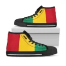 Footwear - Guinea Flag High Top Shoes