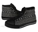 Shoes - Nsibidi Black High Top