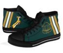 Shoes - South Africa Flag Springbok Protea Canvas High Top - Danh Style