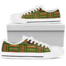 Shoes - Ghanaian Pattern Kente Low Top