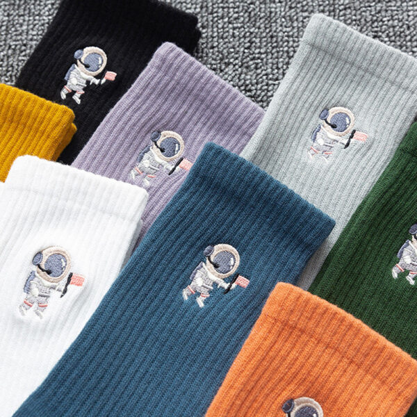 Astronaut couple socks