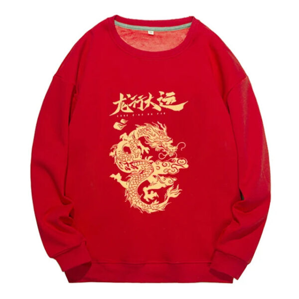 Chinese Dragon Sweatshirt for Couples - Image 9