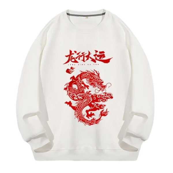 Chinese Dragon Sweatshirt for Couples - Image 8