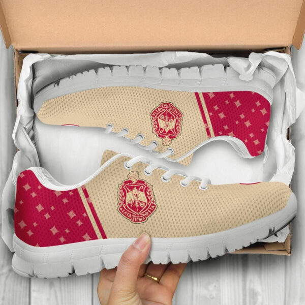 Gettee Sneaker - Delta Sigma Theta Hand Sign Sneakers - Image 10