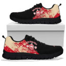 Gettee Sneaker - Delta Sigma Theta Sneakers Paint Style