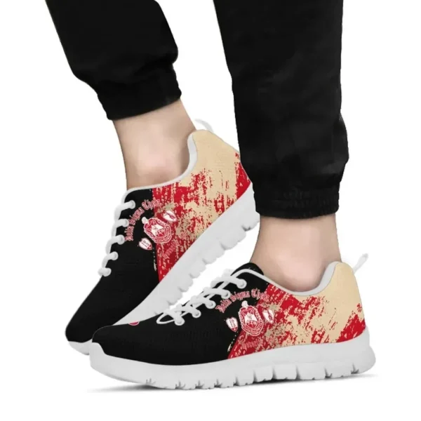 Gettee Sneaker - Delta Sigma Theta Sneakers Paint Style - Image 6