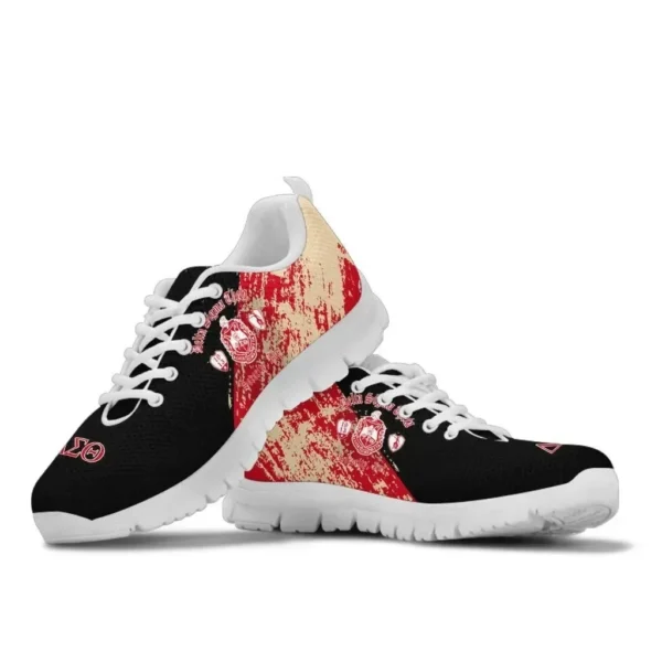 Gettee Sneaker - Delta Sigma Theta Sneakers Paint Style - Image 7