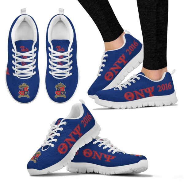 Sneaker - Theta Nu Psi Military Fraternity Letters Sneakers - Image 9