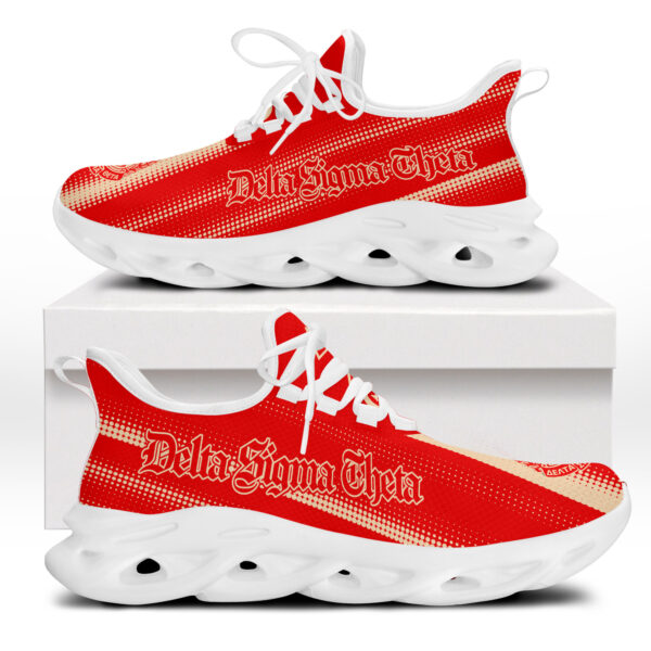 Shoe - Delta Sigma Theta Sorority Sport Style Clunky Sneakers - Image 3