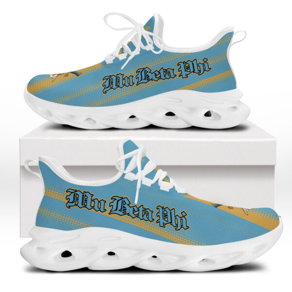 Shoe - Mu Beta Phi Military Fraternity Sport Style Clunky Sneakers - Image 3