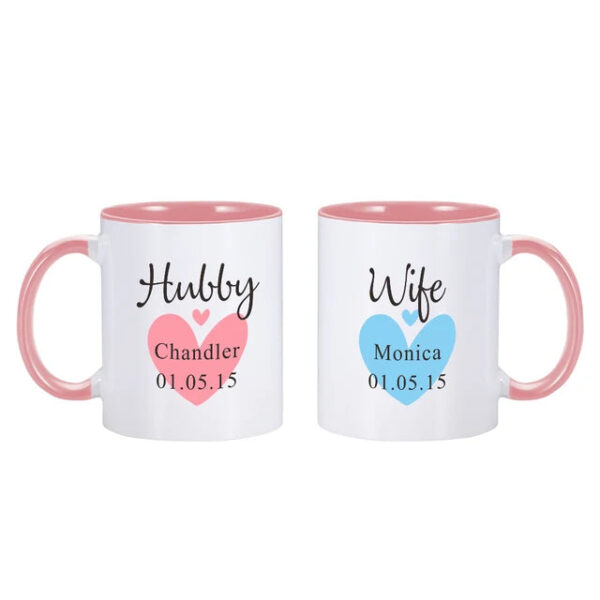 Hubby and Wife Mugs - Image 8