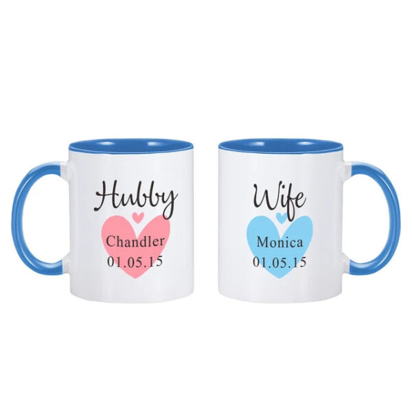 Hubby and Wife Mugs - Image 9