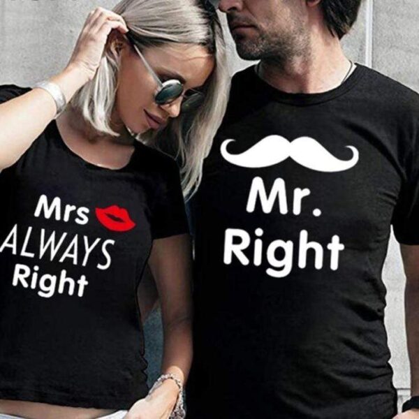 Mr and mrs couple shirts