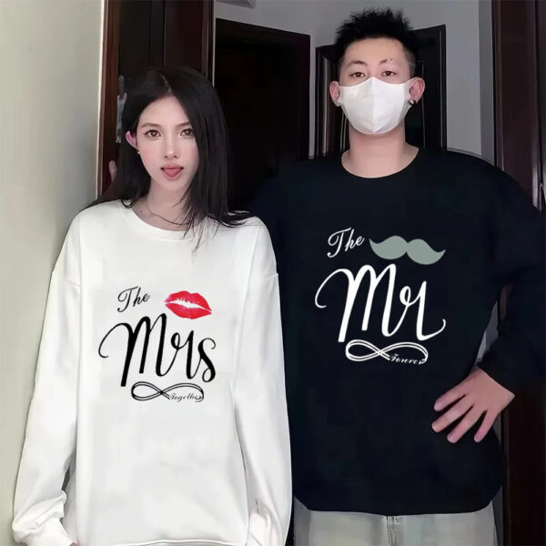 Mr and Mrs Couple Sweatshirts - Image 4