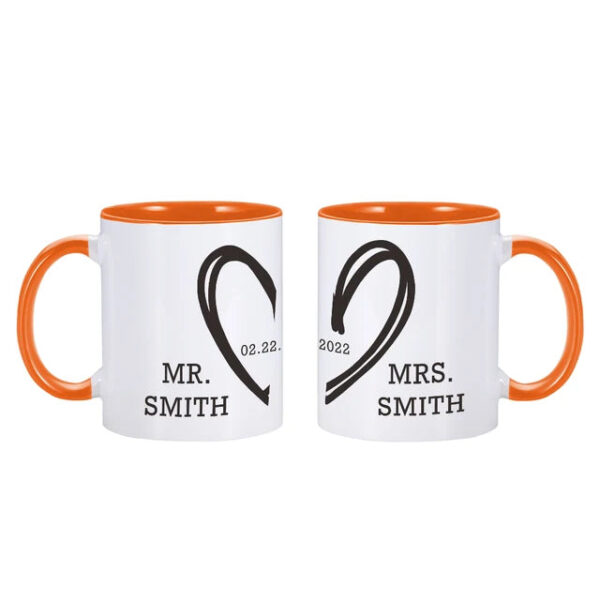 Mr & Mrs Coffee Mugs - Image 7