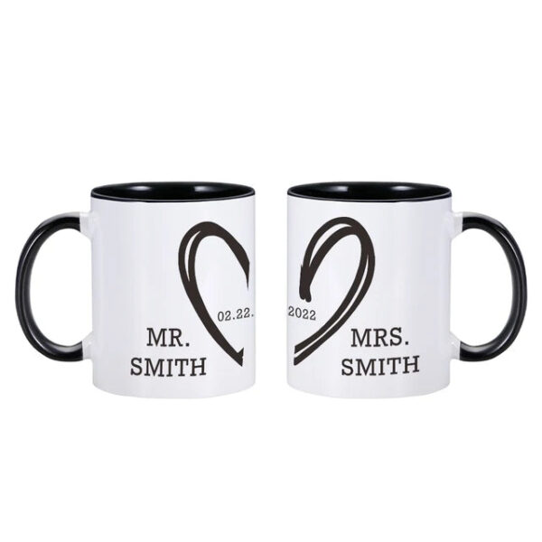 Mr & Mrs Coffee Mugs - Image 4