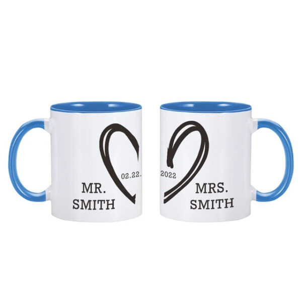 Mr & Mrs Coffee Mugs - Image 9