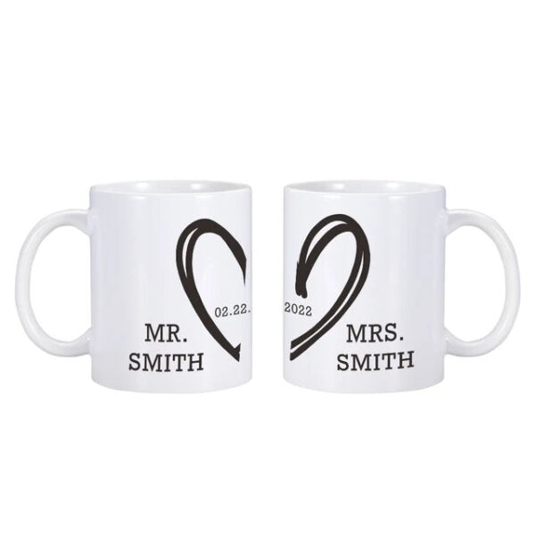 Mr & Mrs Coffee Mugs - Image 5